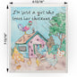 Girl Who Loves Her Chickens Swedish Cloth