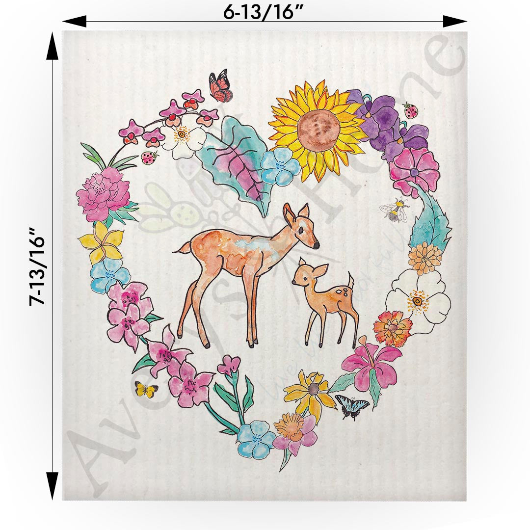 You Are Dear to My Heart Swedish Cloth
