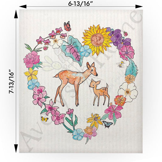 You Are Dear to My Heart Swedish Cloth