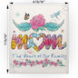 Mom - The Heart of Our Family Swedish Cloth