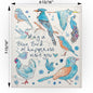 Blue Birds of Happiness Swedish Cloth