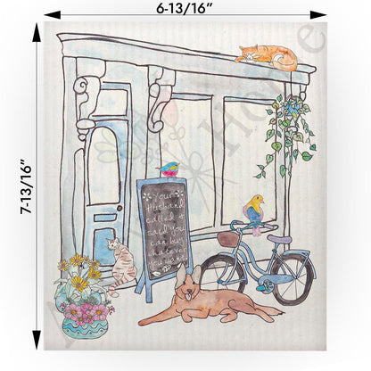 Custom Store Front Swedish Cloth