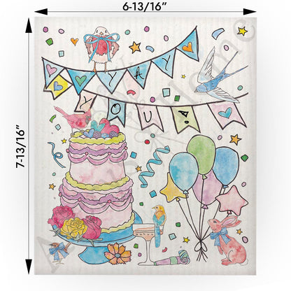 Celebration for You Swedish Cloth
