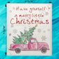 Truck & Christmas Tree Swedish Dishcloth – Cozy Holiday Tradition