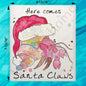 Santa Claws Swedish Dishcloth – Beachy Christmas Pun