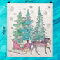 Horse & Sleigh Christmas Swedish Dishcloth – Country Holiday Vibe
