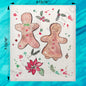 Christmas Peppermint Wishes Swedish Dishcloth – Sweet Holiday Cheer