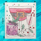 Have Yourself a Cocktail Christmas Swedish Dishcloth