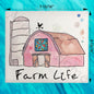Barn Life Swedish Dishcloth – Fields, Chores & Charm