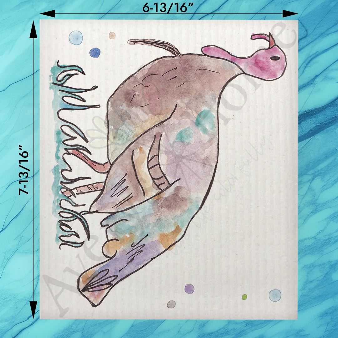 Country Turkey Swedish Dishcloth – Feathers & Fields