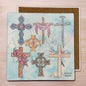 Crosses of Christianity Stone Coaster