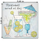 Pickleball Served All Day Stone Coaster