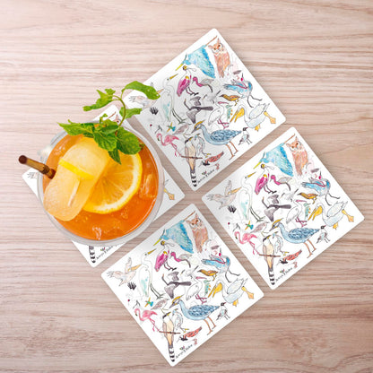 Coastal Birds Stone Coaster