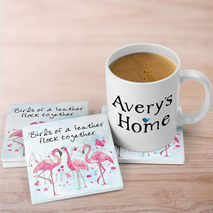 Birds of a Feather Stone Coaster