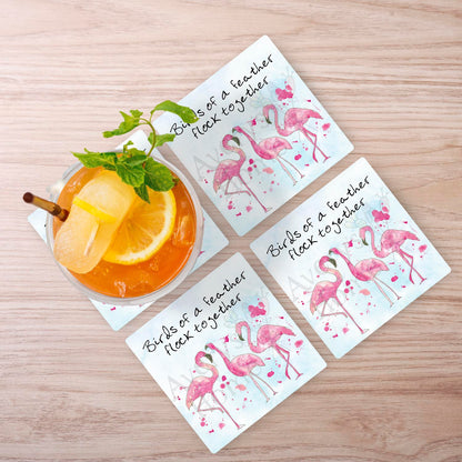 Birds of a Feather Stone Coaster