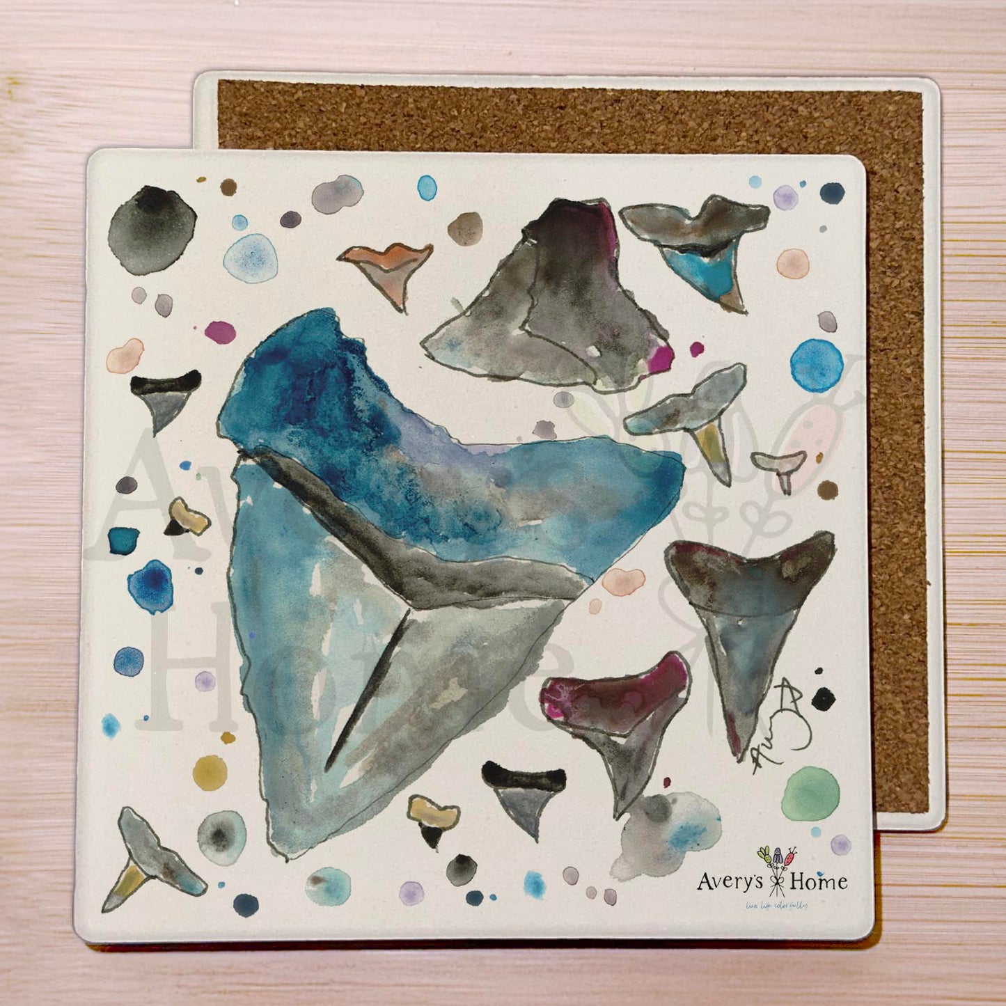 Shark Teeth Stone Coaster