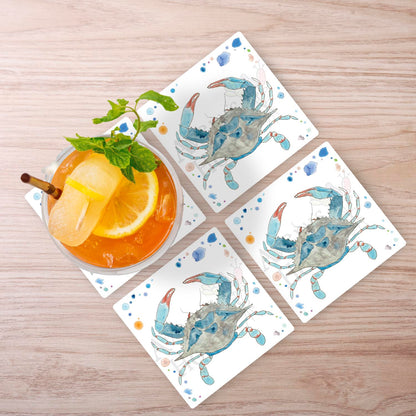 Blue Crab Stone Coaster