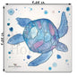 Blue Sea Turtle Stone Coaster