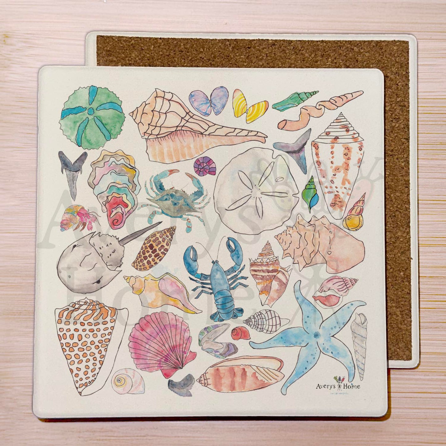 Seashell Collector Stone Coaster
