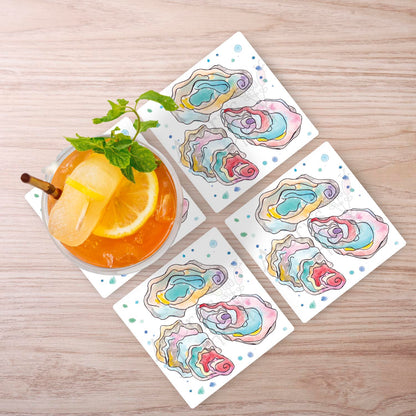 Oyster Shells Stone Coaster