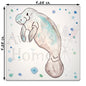 Manatee Mom & Baby Stone Coaster