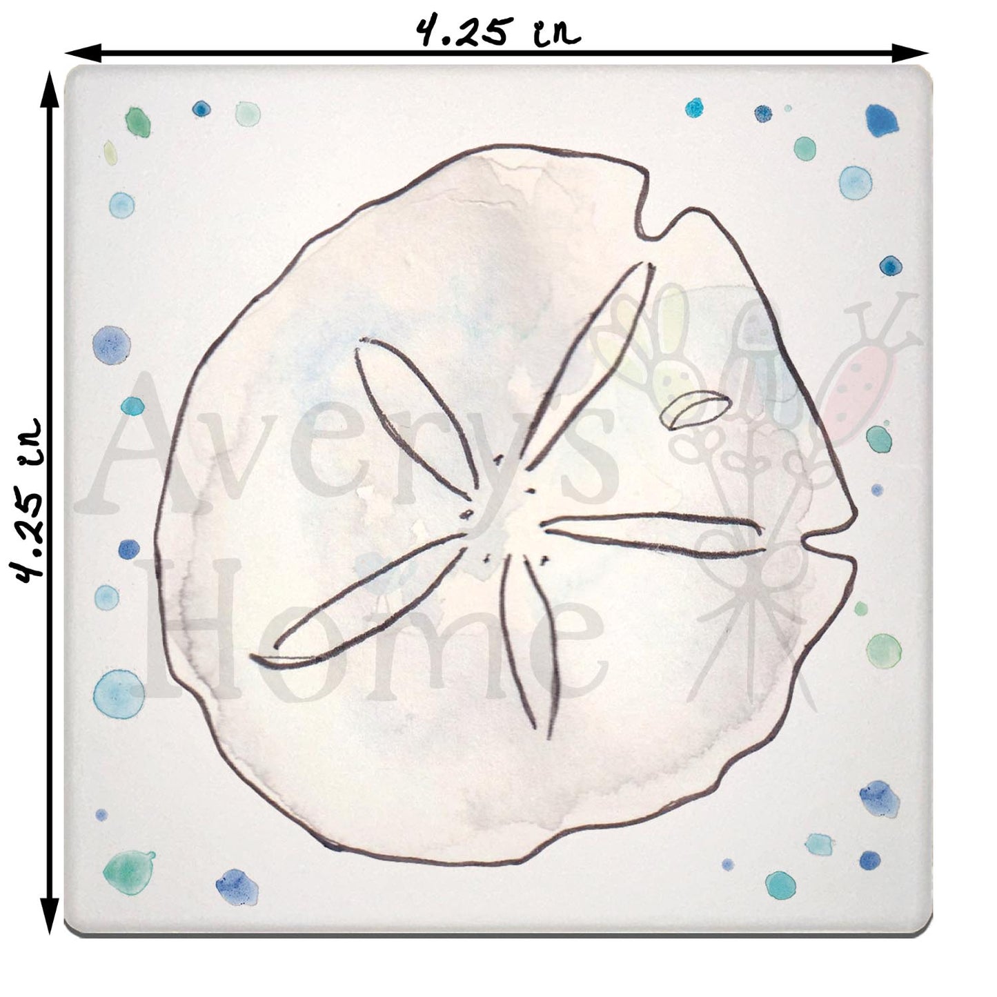 Sand Dollar Stone Coaster