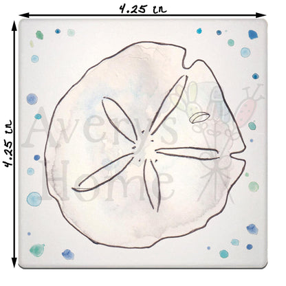Sand Dollar Stone Coaster