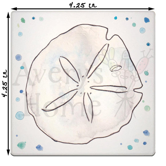 Sand Dollar Stone Coaster