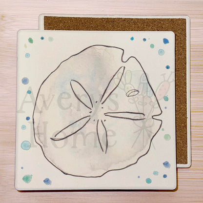 Sand Dollar Stone Coaster