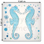 Blue Seahorse Stone Coaster