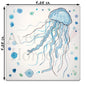 Blue Jellyfish Stone Coaster