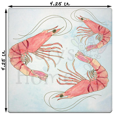 Shrimp Stone Coaster
