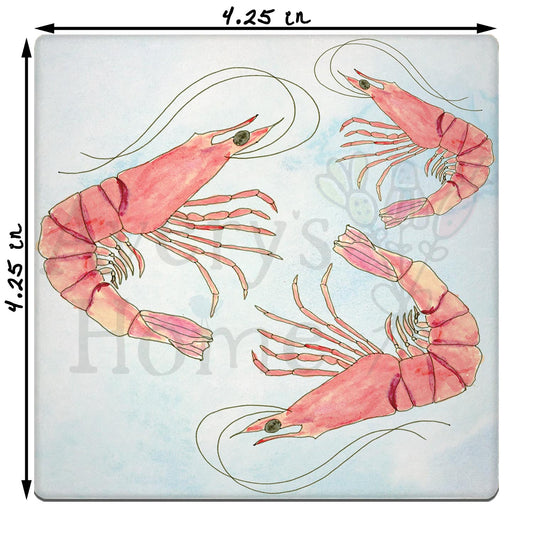 Shrimp Stone Coaster