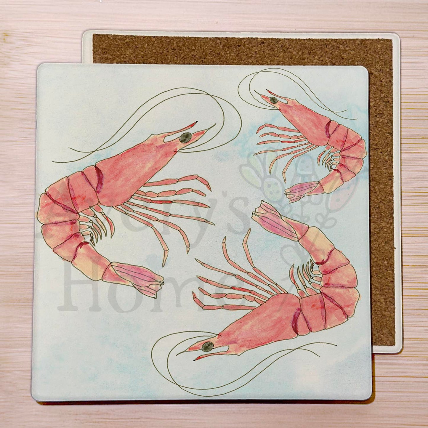 Shrimp Stone Coaster
