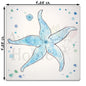 Blue Starfish Stone Coaster