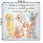 Dogs Are Guardian Angels Stone Coaster
