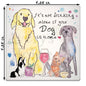 Drinking with Your Dog Stone Coaster