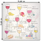 Wine & Cheese Pairing Stone Coaster