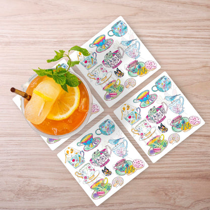 Teacups & Animals Stone Coaster