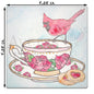 Cardinal Teacup Stone Coaster
