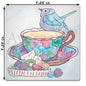 Blue Bird on a Teacup Stone Coaster