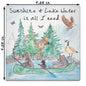Sunshine & Lake Water Stone Coaster