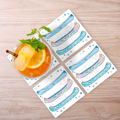 Lake Canoes Stone Coaster