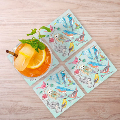 Northern Birds Stone Coaster