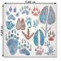 Animal Tracks Stone Coaster