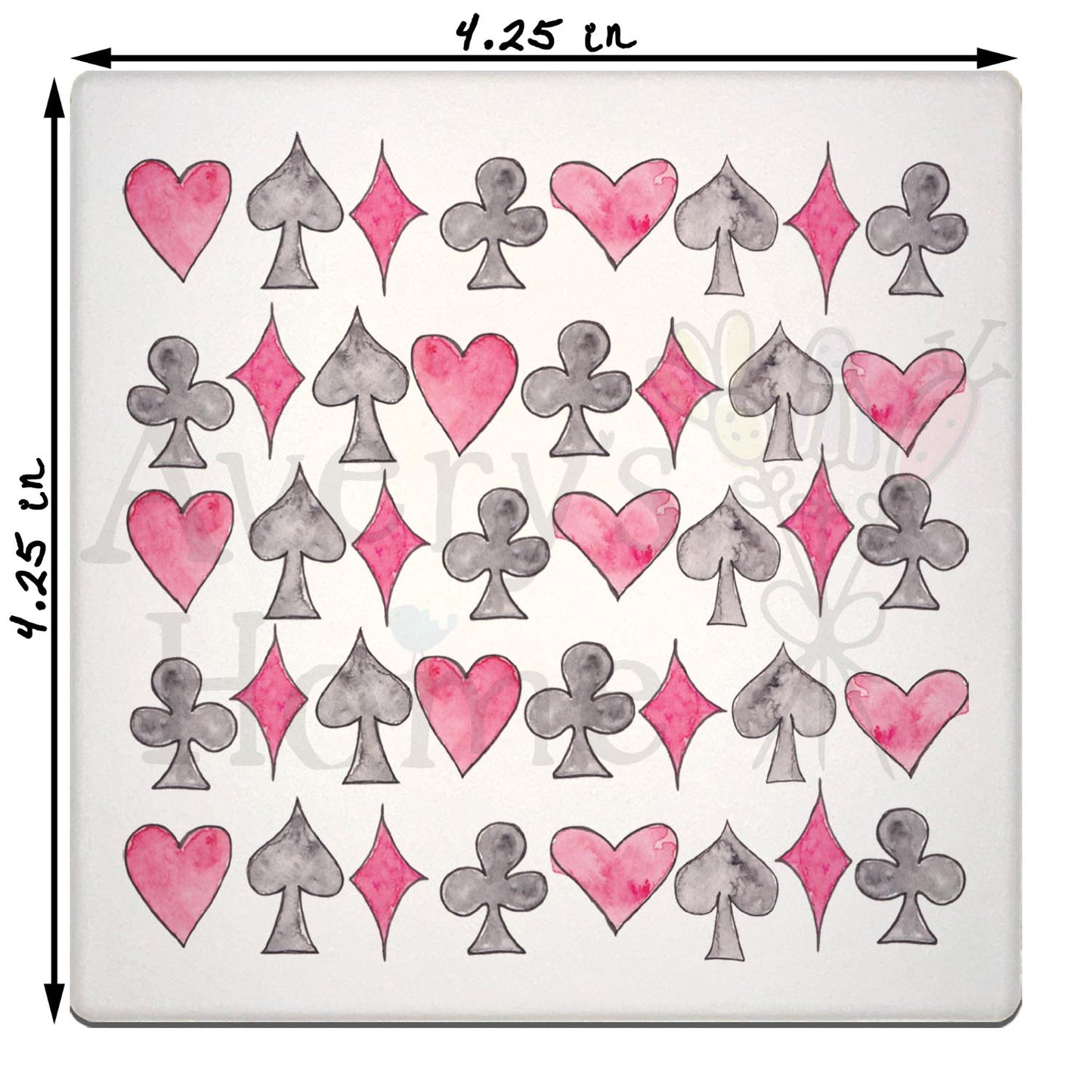 Four Is a Bridge Game Stone Coaster