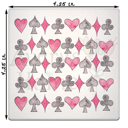 Four Is a Bridge Game Stone Coaster