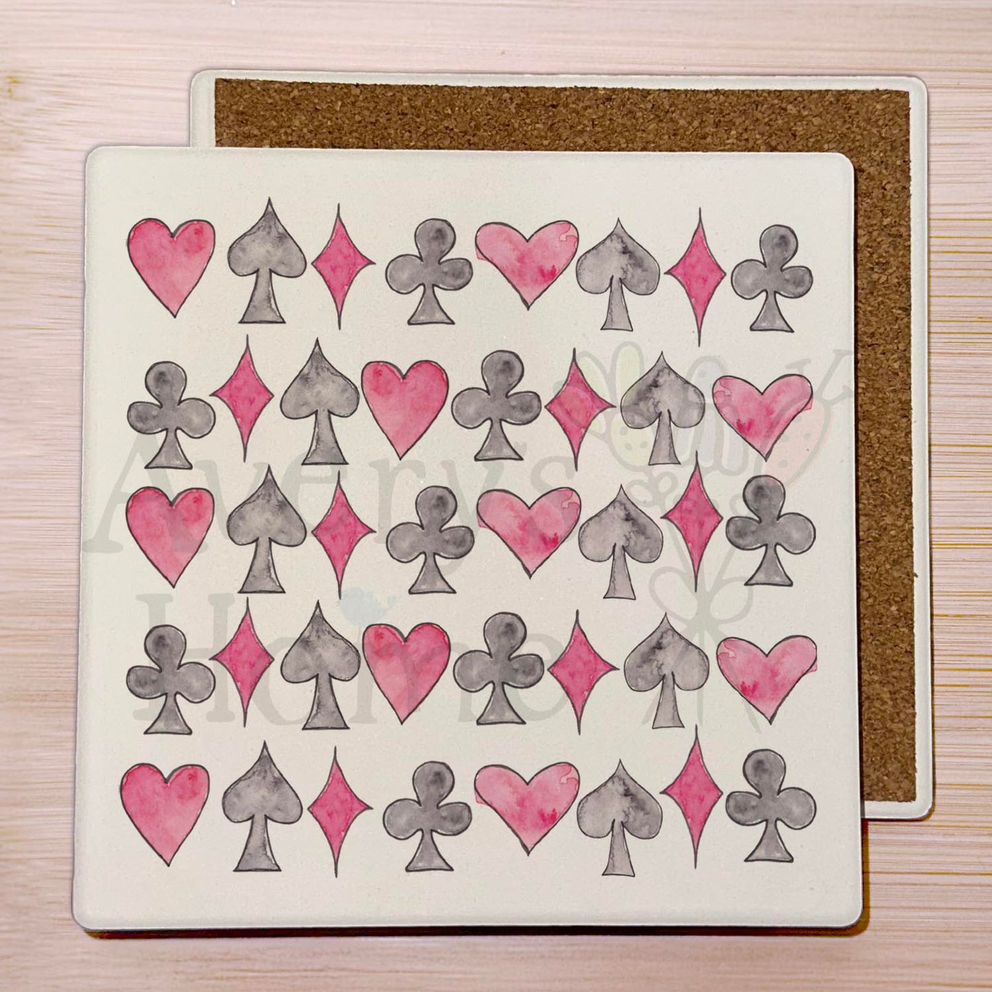 Four Is a Bridge Game Stone Coaster