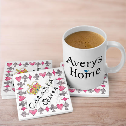 Canasta Queen Stone Coaster