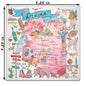 Arizona Map Stone Coaster